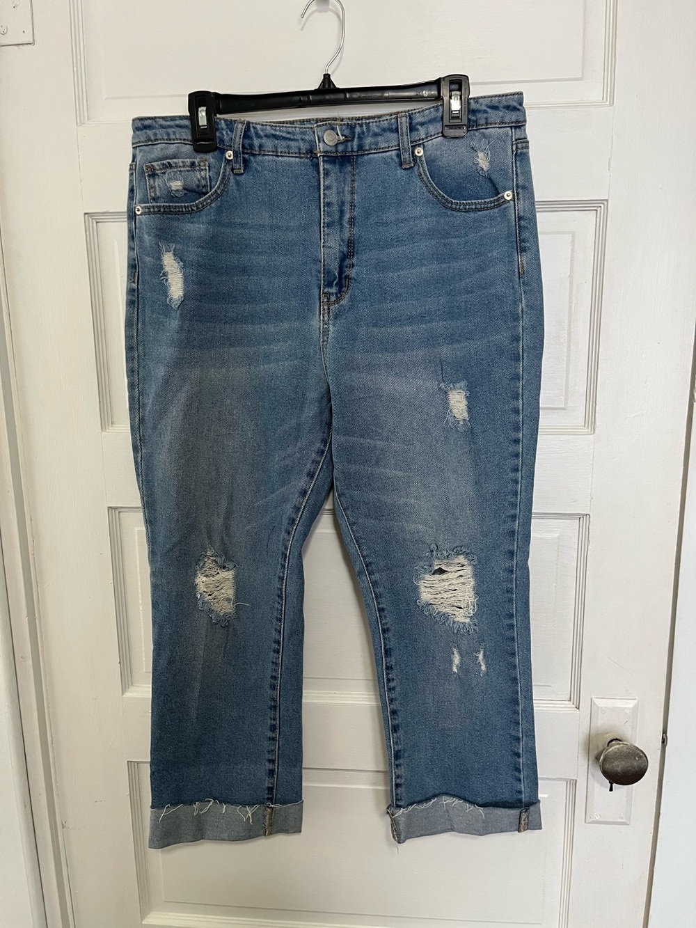 wild fable Blue Distressed Boyfriend Jeans 14